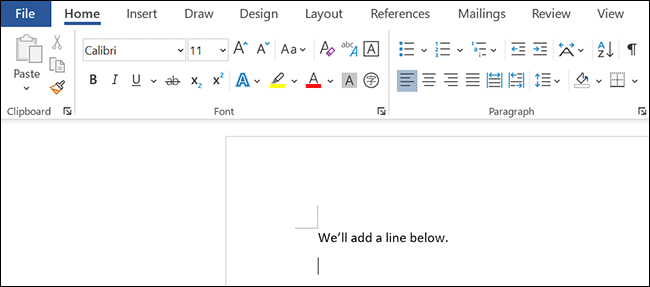 كيفية إدراج سطر في Microsoft Word - %categories