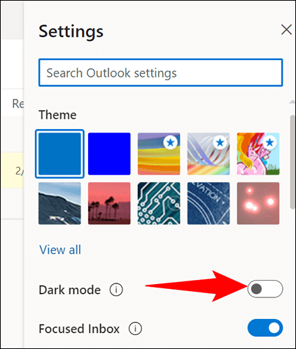 كيفية تمكين الوضع الداكن في Microsoft Outlook - %categories