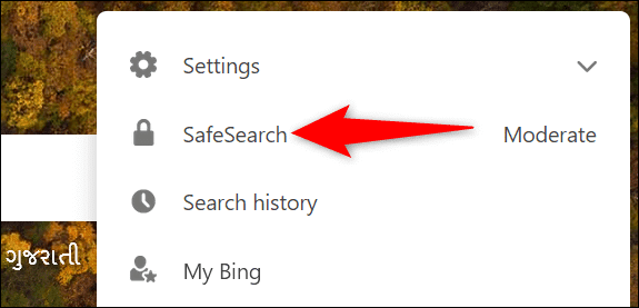 2-bing-desktop-safesearch كيفية إيقاف تشغيل البحث الآمن على Google و Bing و Yahoo و DuckDuckGo
