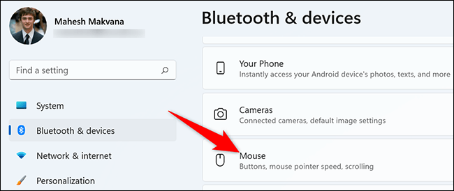 2-mouse-settings كيفية إخفاء المؤشر أثناء الكتابة في Windows 10 أو Windows 11