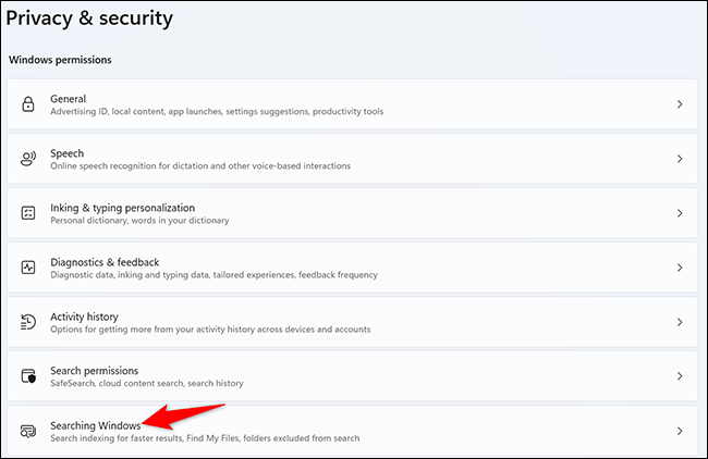 2-searching-windows كيفية إخفاء مجلدات معينة من نتائج البحث في Windows 11