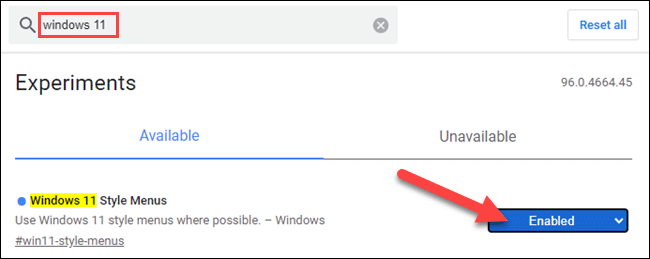 2021-11-18_15-45-14 كيفية تمكين سمة Windows 11 المخفية في Chrome