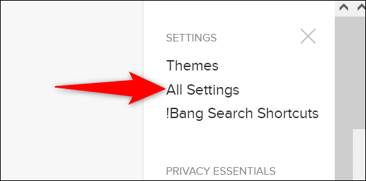 22-duckduckgo-desktop-all-settings كيفية إيقاف تشغيل البحث الآمن على Google و Bing و Yahoo و DuckDuckGo