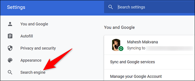 3-chrome-desktop-search-engine كيفية إزالة محرك بحث Yahoo! من Google Chrome