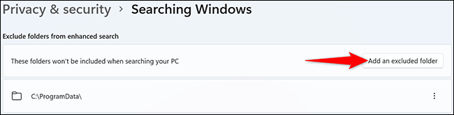 3-exclude-search-folder كيفية إخفاء مجلدات معينة من نتائج البحث في Windows 11