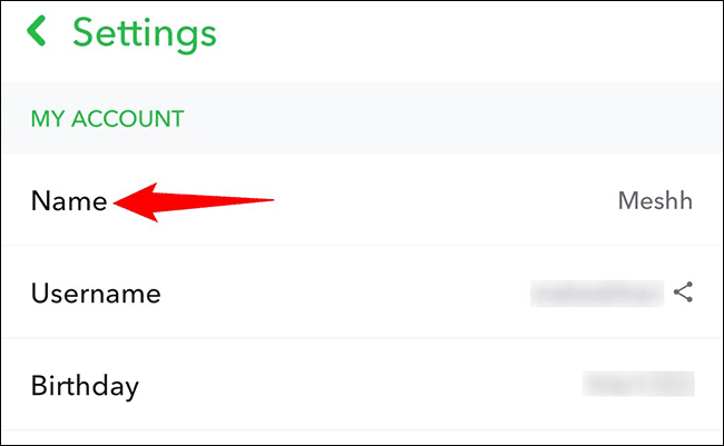3-snapchat-display-name كيفية تغيير اسم عرض Snapchat الخاص بك (ليس اسم المستخدم)