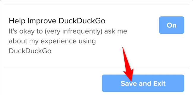 30-duckduckgo-mobile-save كيفية إيقاف تشغيل البحث الآمن على Google و Bing و Yahoo و DuckDuckGo