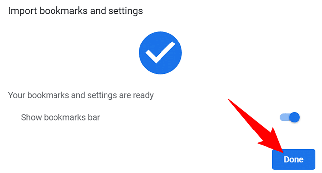 4-chrome-desktop-bookmarks-imported كيفية استيراد الإشارات المرجعية إلى Google Chrome