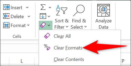 كيفية مسح التنسيق في Microsoft Excel - %categories