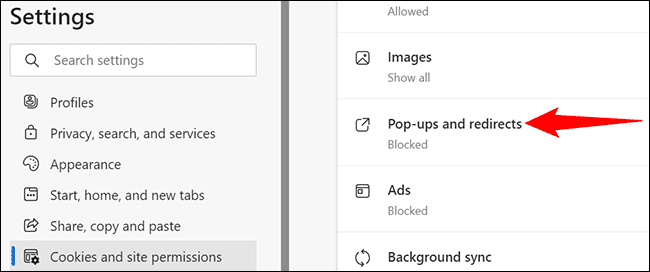 كيفية تعطيل أداة حظر النوافذ المنبثقة في Microsoft Edge - %categories