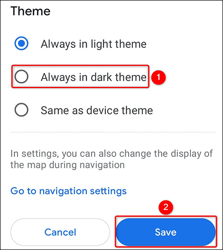 4-maps-dark-mode كيفية تمكين الوضع المظلم في خرائط Google على Android