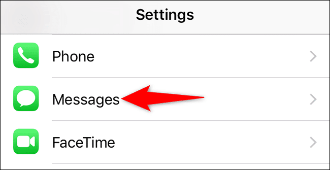 4-messages-settings كيف ترى الأرقام المحظورة على iPhone