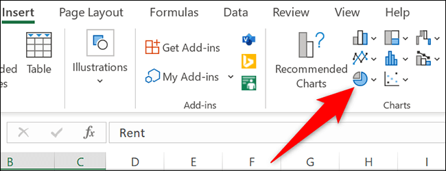 كيفية عمل مخطط دائري في Microsoft Excel - %categories