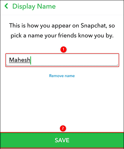 4-snapchat-change-display-name كيفية تغيير اسم عرض Snapchat الخاص بك (ليس اسم المستخدم)