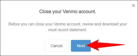 4-venmo-next كيفية حذف حسابك على Venmo