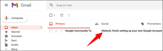 5-gmail-account-created كيفية إنشاء حساب Gmail