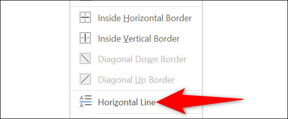 5-insert-horizontal-line كيفية إدراج سطر في Microsoft Word