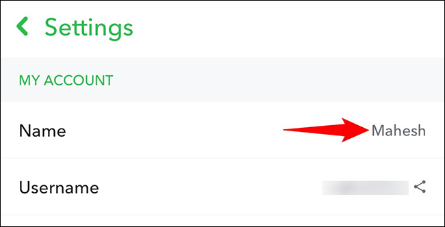 5-snapchat-new-display-name كيفية تغيير اسم عرض Snapchat الخاص بك (ليس اسم المستخدم)