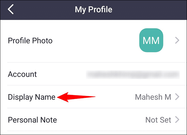 5-zoom-mobile-display-name كيف تغير اسمك على Zoom