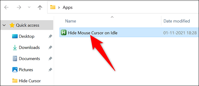 6-run-windows-cursor-hider كيفية إخفاء المؤشر أثناء الكتابة في Windows 10 أو Windows 11