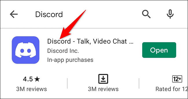 6-select-discord-play-store كيفية تحديث Discord