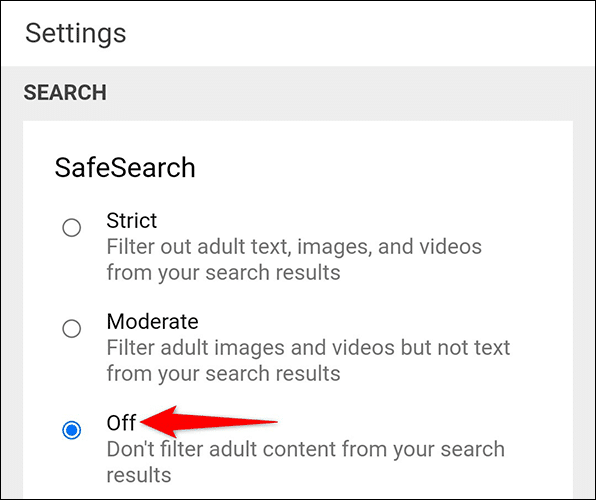 7-bing-mobile-safesearch-off كيفية إيقاف تشغيل البحث الآمن على Google و Bing و Yahoo و DuckDuckGo