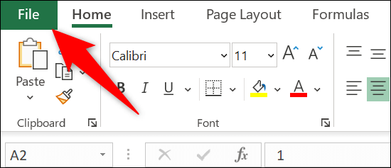 7-excel-file-tab كيفية إزالة الارتباطات التشعبية في Microsoft Excel