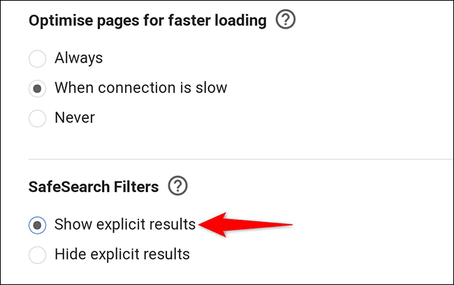 8-google-mobile-disable-safesearch كيفية إيقاف تشغيل البحث الآمن على بحث Google
