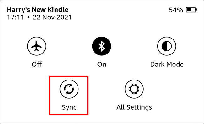 8-sync كيف تجبر Kindle على البحث عن كتب جديدة