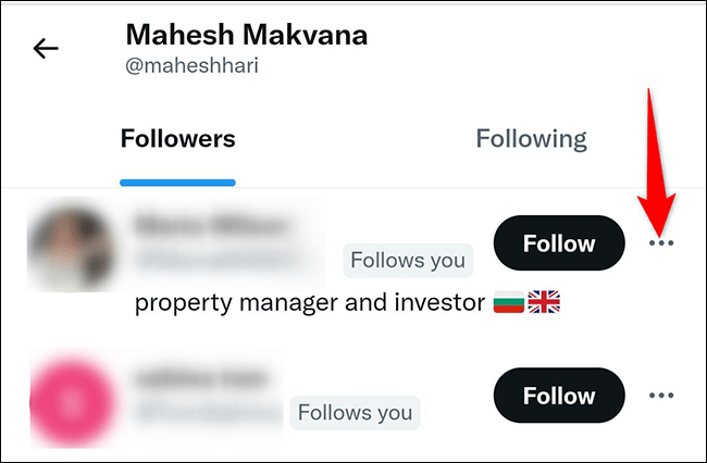 8-twitter-mobile-follower-menu كيفية إزالة المتابعين على تويتر