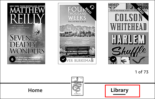 9-library كيف تجبر Kindle على البحث عن كتب جديدة