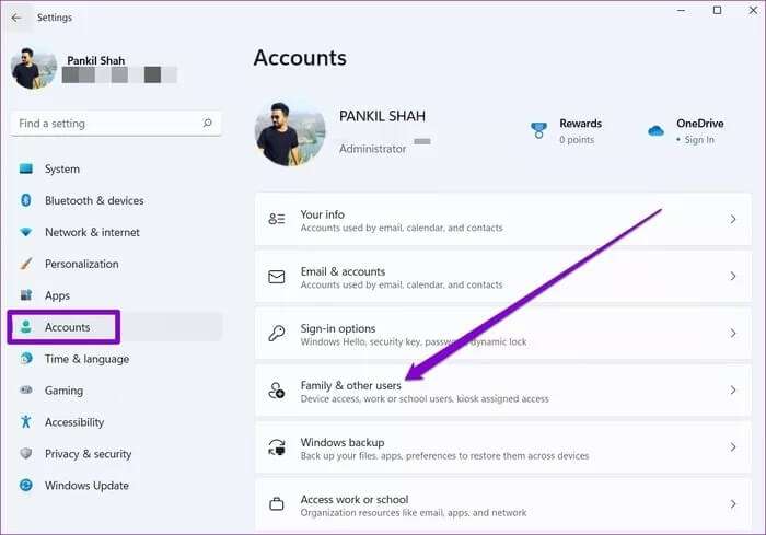 Account-Settings-on-Windows-11_935adec67b324b146ff212ec4c69054f-700x489 أفضل 7 طرق لإصلاح عدم عمل موجه الأوامر على Windows 11
