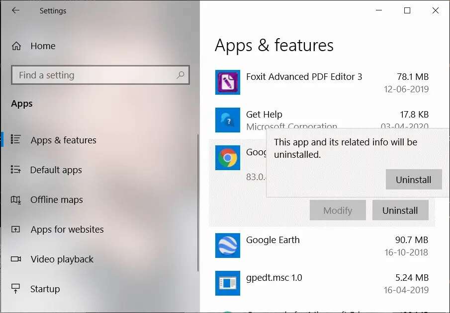 Again-click-on-Uninstall-button-to-confirm-chrome-uninstallatio-905x631 إصلاح عدم عمل أداة إنشاء وسائط Windows