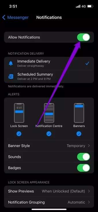 Allow-Facebook-Messenger-Notifications_7c4a12eb7455b3a1ce1ef1cadcf29289-340x737 أفضل 8 طرق لإصلاح الإشعارات التي لا تعمل على Facebook Messenger