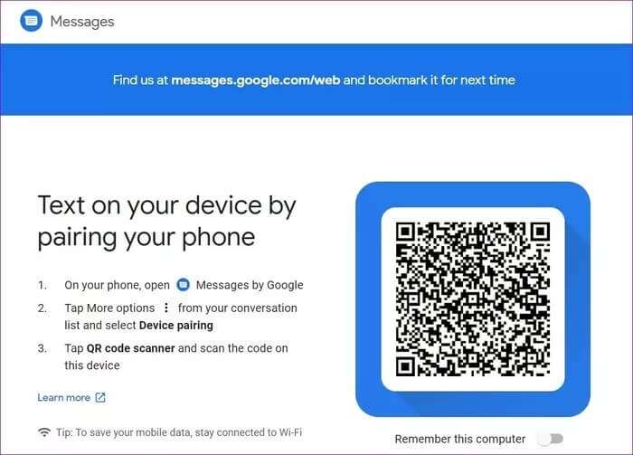 Android-Messages-for-Web_935adec67b324b146ff212ec4c69054f-700x503 أفضل 3 طرق لإرسال رسائل نصية من جهاز الكمبيوتر
