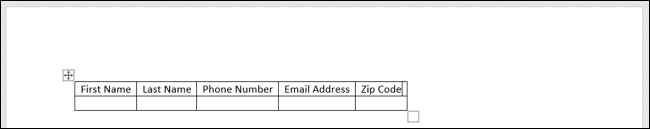 AutoFitToContents-WordAutomaticallyResizeTable كيفية تغيير حجم جدول تلقائيًا في Microsoft Word