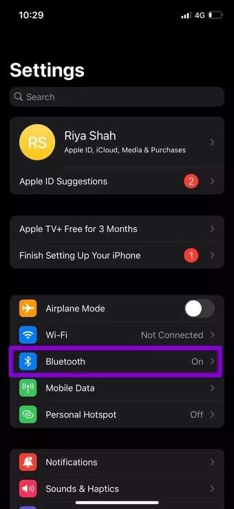 Bluetooth-Settings-on-iPhone_7c4a12eb7455b3a1ce1ef1cadcf29289-340x737 أفضل 9 طرق لإصلاح عدم عمل الصوت على iPhone