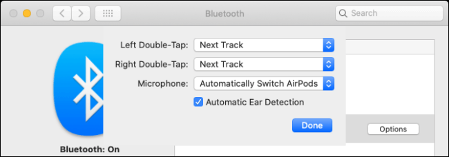 Change-AirPods-settings-on-Mac كيفية توصيل Apple AirPods أو AirPods Pro بجهاز Mac