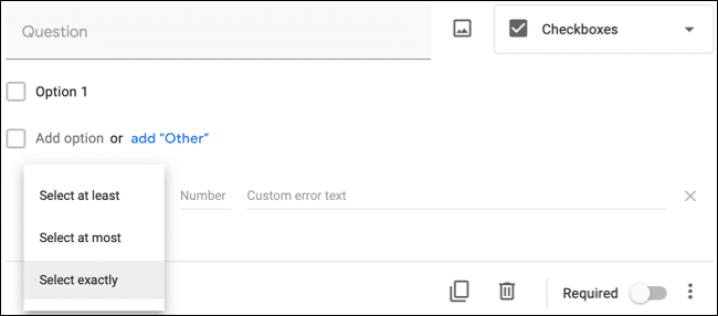 CheckboxValidation-GoogleFormsResponseValidation كيفية التحقق من صحة الردود في Google Forms