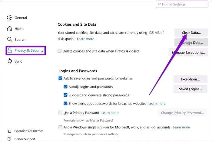 Clear-Browsing-Data-Firefox_935adec67b324b146ff212ec4c69054f-700x470 أفضل 7 طرق لإصلاح عدم استجابة Firefox على Windows 10 و Windows 11