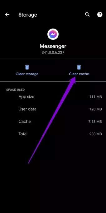 Clear-Messenger-Cache_7c4a12eb7455b3a1ce1ef1cadcf29289-340x680 أفضل 7 طرق لإصلاح استمرار تعطل Facebook Messenger