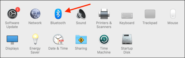 Click-on-Bluetooth-from-System-Preferences كيفية توصيل Apple AirPods أو AirPods Pro بجهاز Mac