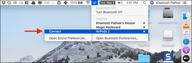 كيفية توصيل Apple AirPods أو AirPods Pro بجهاز Mac - %categories