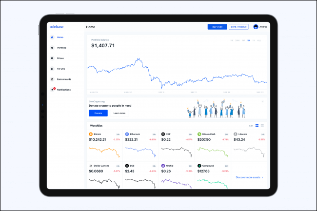 Coinbase-interface-650x433-1 ما هي محفظة التشفير؟