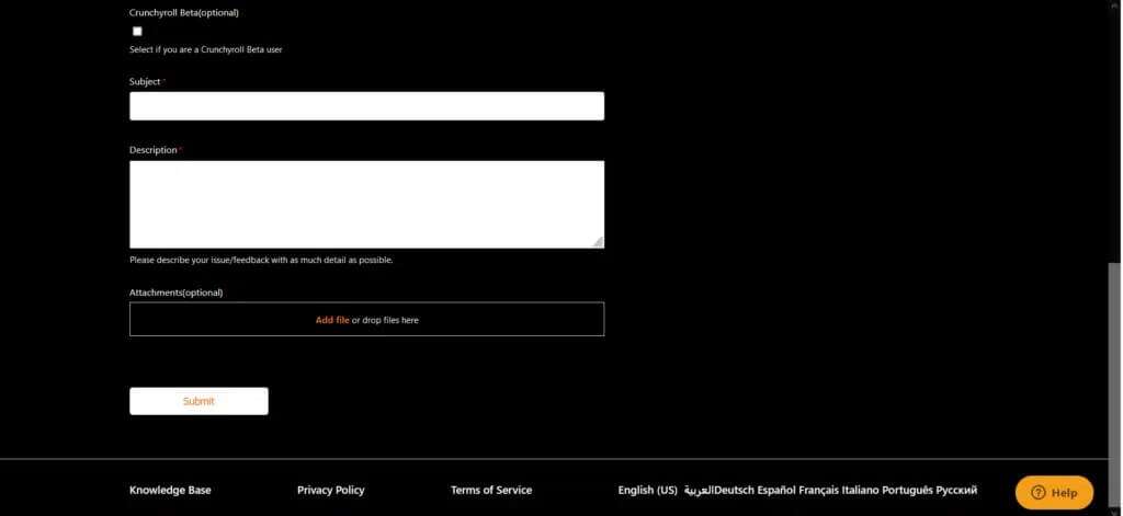 Crunchyroll-Submit-a-request-Technical-Part-2-1024x471-1-1024x471 كيفية إصلاح عدم عمل Crunchyroll