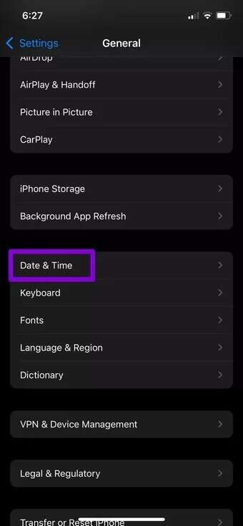 Date-Time-Settings-on-iPhone_7c4a12eb7455b3a1ce1ef1cadcf29289-340x737 أفضل 9 طرق لإصلاح تعطل البحث على YouTube