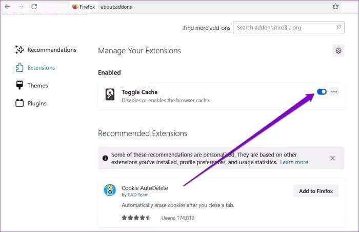 Disable-Firefox-Add-Ons_935adec67b324b146ff212ec4c69054f-700x452 أفضل 7 طرق لإصلاح عدم استجابة Firefox على Windows 10 و Windows 11