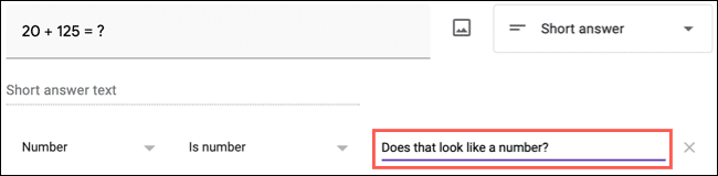 EnterCustomError-GoogleFormsResponseValidation كيفية التحقق من صحة الردود في Google Forms
