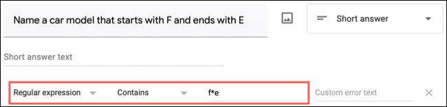 ExpressionFE-GoogleFormsResponseValidation كيفية التحقق من صحة الردود في Google Forms