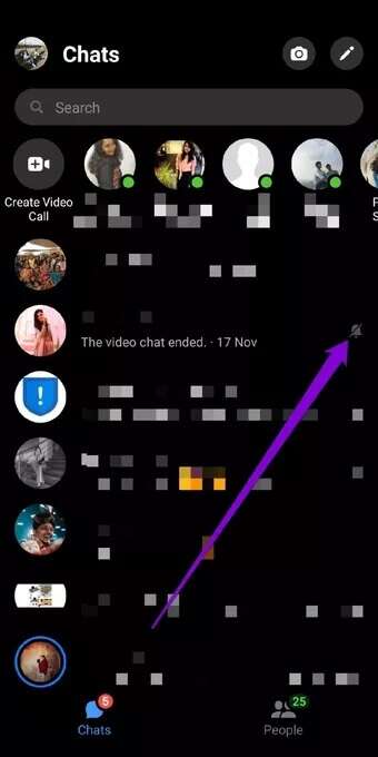 Facebook-Messenger-Muted-Contacts_7c4a12eb7455b3a1ce1ef1cadcf29289-340x680 أفضل 8 طرق لإصلاح الإشعارات التي لا تعمل على Facebook Messenger